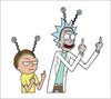 Rick and Morty Middle Finger