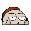 Morty Finger Peeking