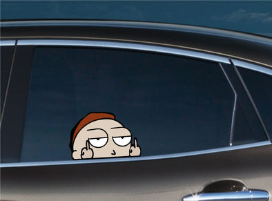 Morty Finger Peeking