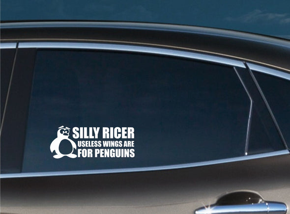 Silly Ricers useless wings are for Penguins