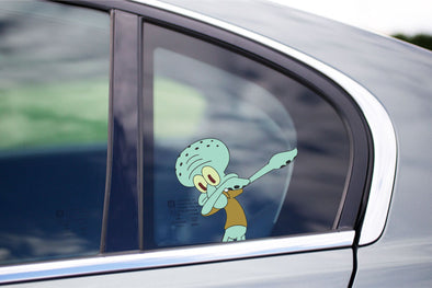 Squidward Dab Peeking