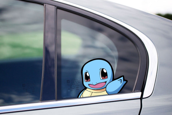 Squirtle Waving Peeking