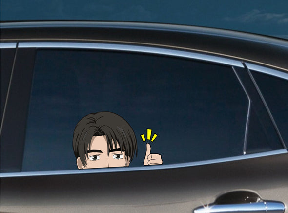 Takumi Fujiwara Thumbs up Peeking