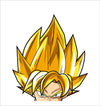 Son Goku Super Saiyan Peeking