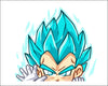 Vegeta Super Saiyan Peeking