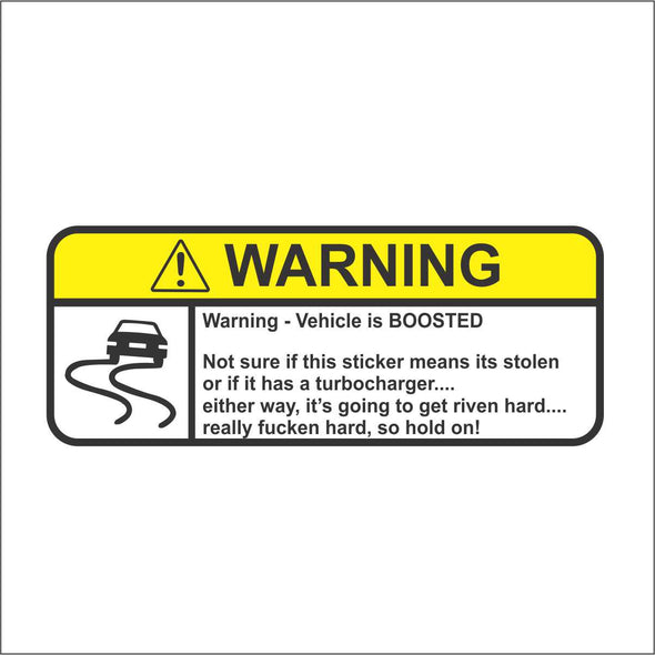 Warning Label Boosted