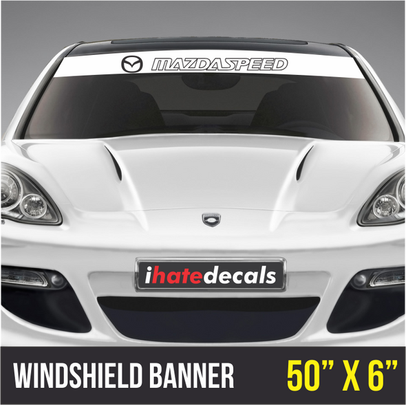 Windshield Banner Mazdaspeed