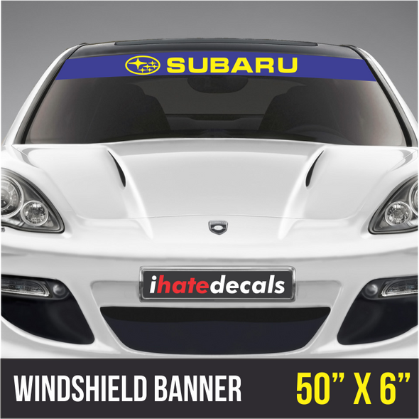 Windshield Banner Subaru