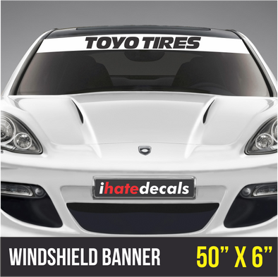 Windshield Banner Toyo Tires