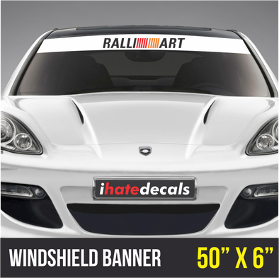 Windshield Banner Ralliart