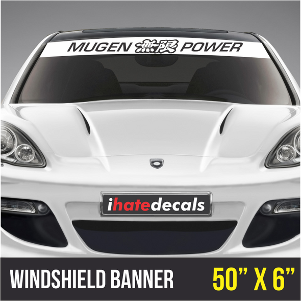 Windshield Banner Honda Mugen Power