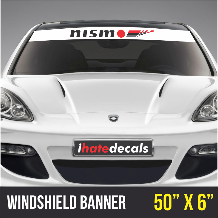 Nismo windshield banner discount
