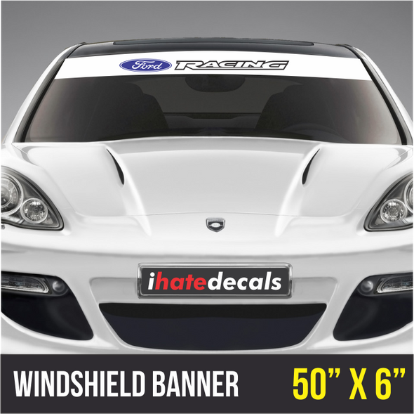 Windshield Banner Ford Racing