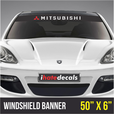 Windshield Banner Mitsubishi