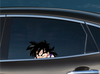 kid gohan peeking dragon ball z