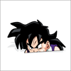 kid gohan peeking dragon ball z