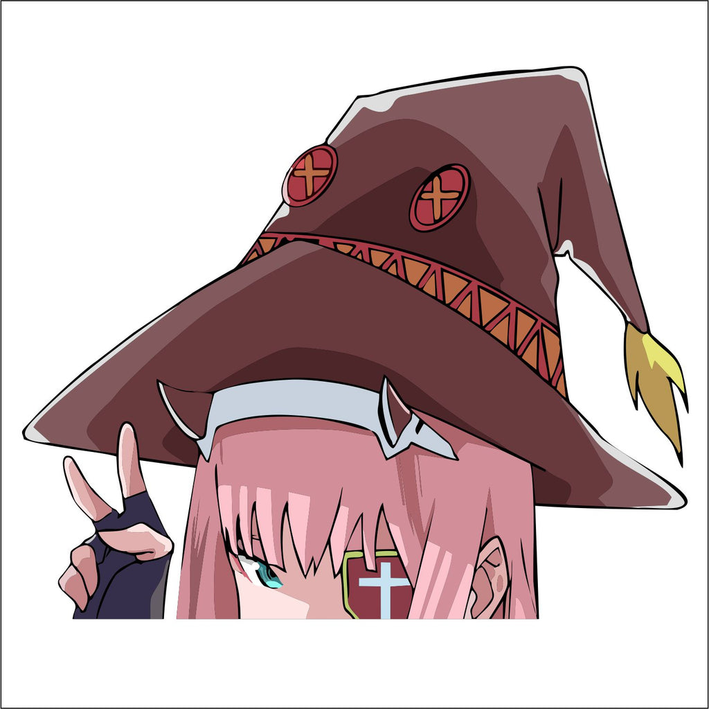 Zero Two Peace #2 Peeking – ihatedecals.ca